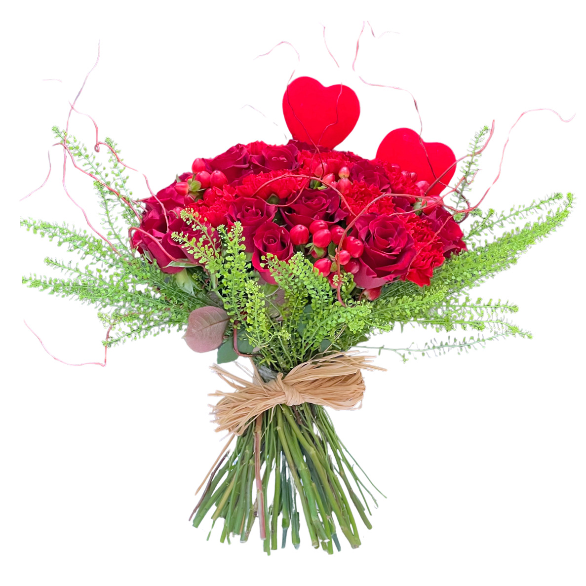 valentine hand bouquet