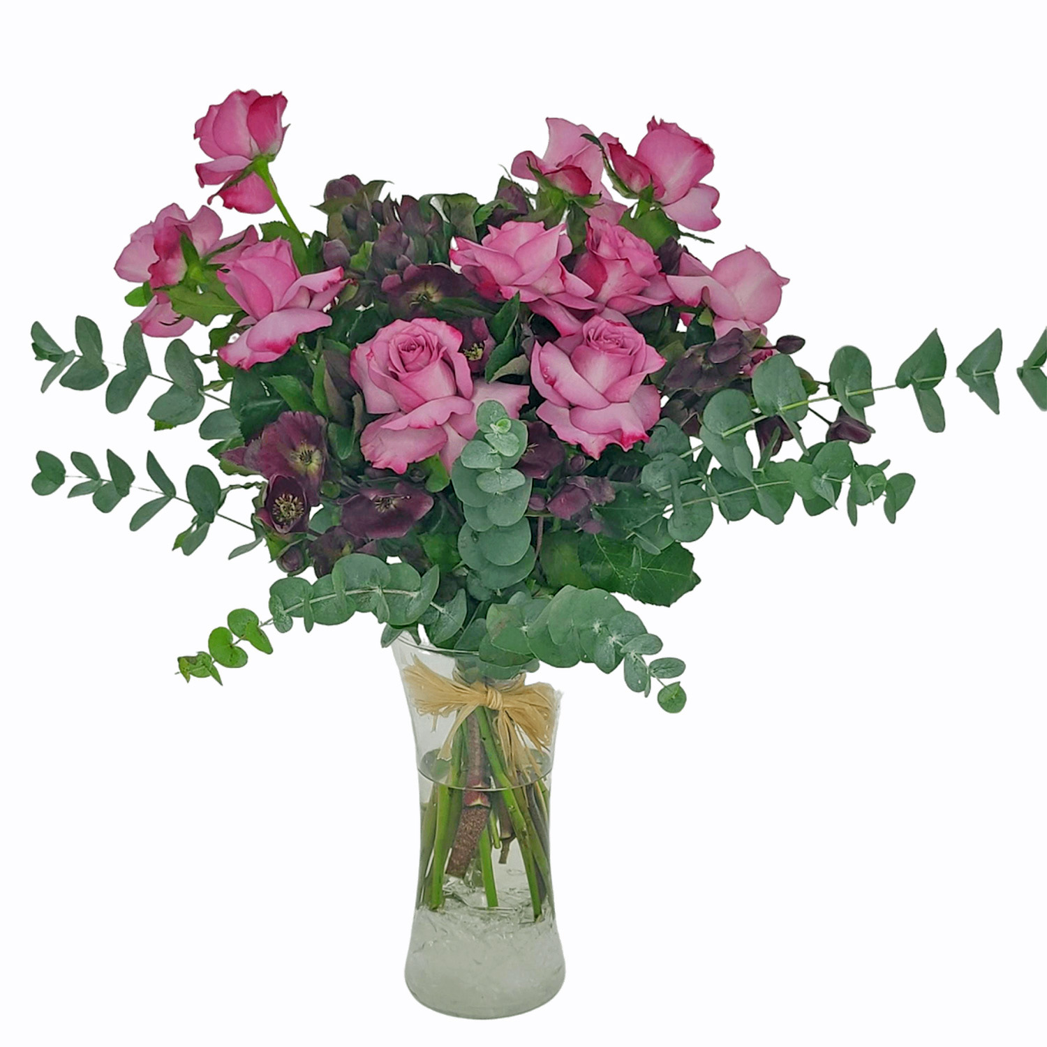 purple-roses-in-table-vase